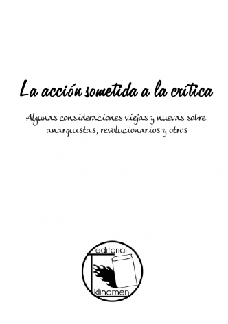 la accion sometida a la critica - portada